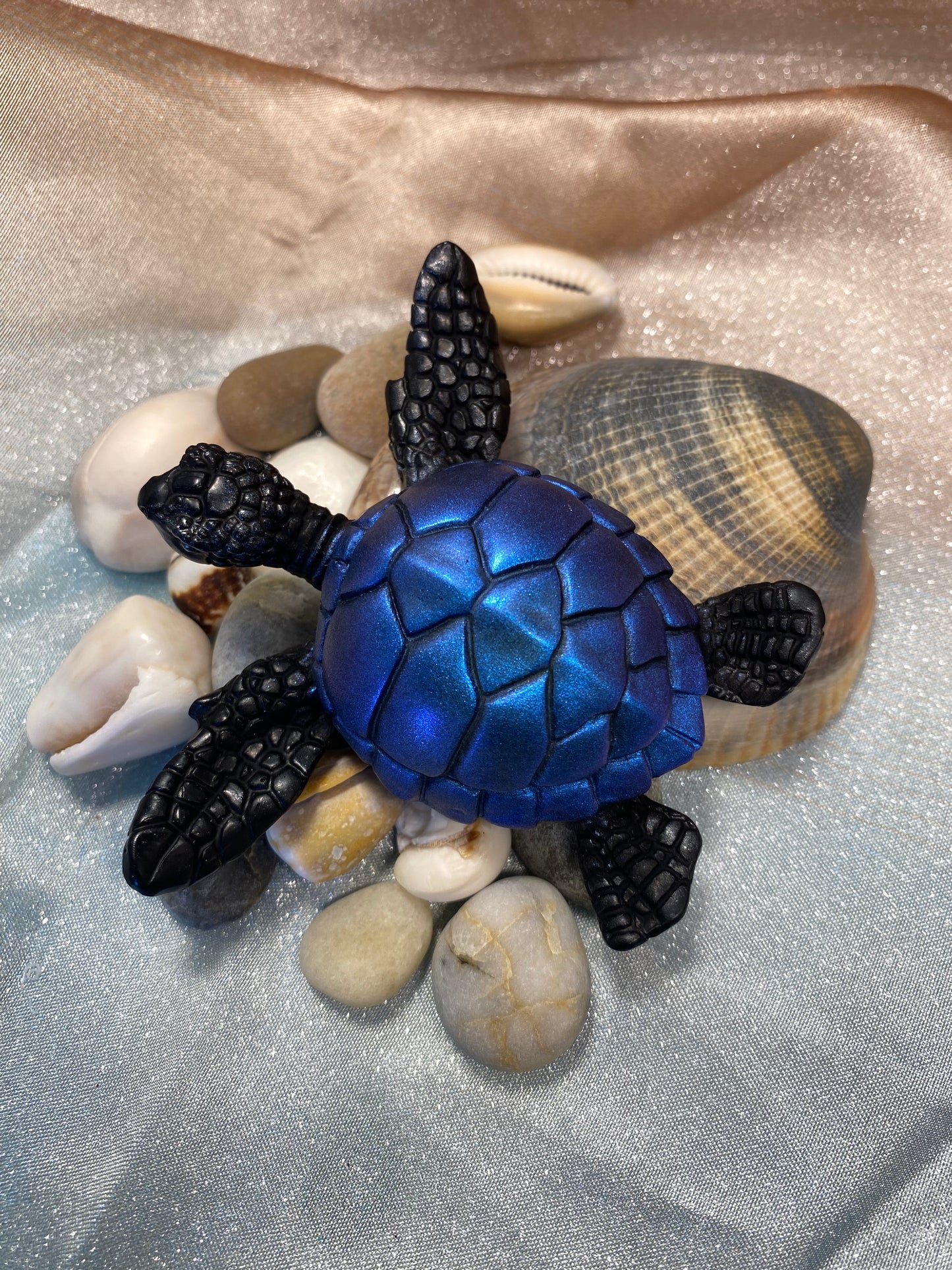 Tortue en résine époxy