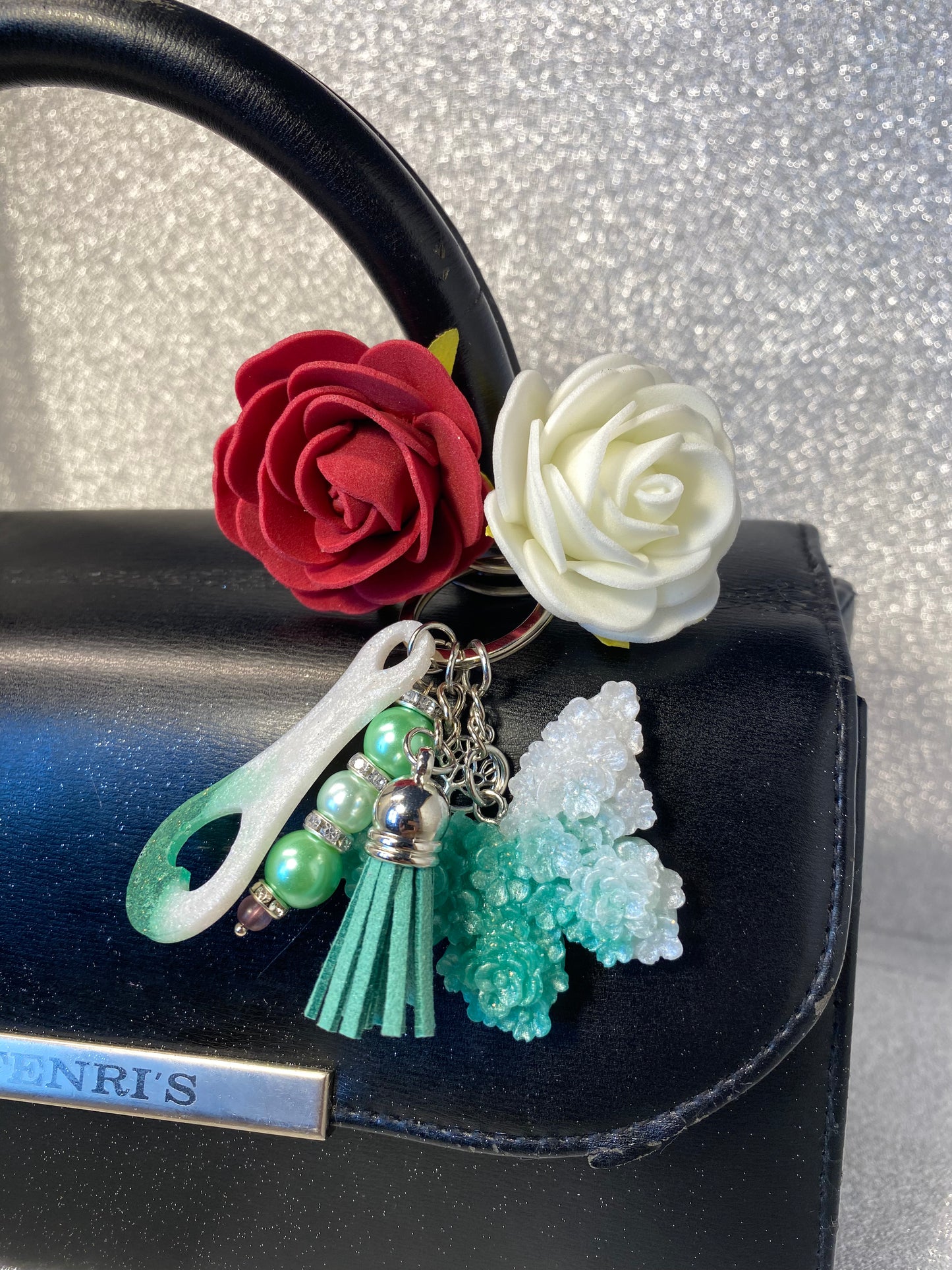 Porte clés jeton caddie