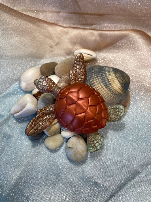 Tortue en résine époxy