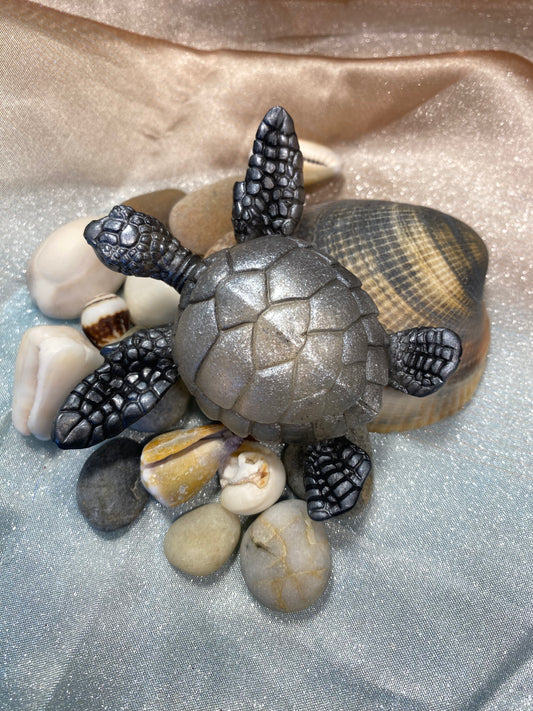 Tortue en résine époxy