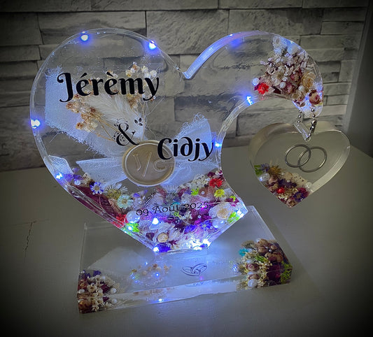 Double coeur mariage